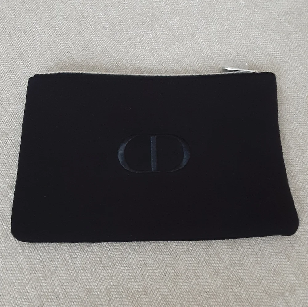 Dior Beauty Black Neoprene Cosmetic bag